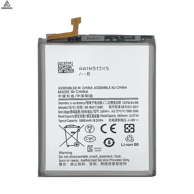 EB-BA217ABY Mobile Phone Batteries for Samsung A02 Battery Replacement Samsung Battery Cells 5000mAh Lithium Ion A21s A12 A217F