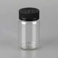 Conteneurs pour médicaments en plastique 150cc, 50 pièces, bouteille de pilules beauté, avec joint