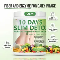 Poudre d'enzymes de fibres de fruits et légumes 300g – Soutien digestif et intestinal – Complément alimentaire