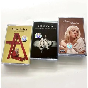Set di cassette di Billie Eilish, 3 album: Don't Smile at Me + When We All Fall Asleep + Happier Than Ever - Product Image 1