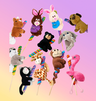 Nouveauté Zoo Animal Candy Pop Peluche Candy Sucette CANDY TOYS Enfants Dulces De Juguete