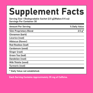 Té Adelgazante Oem Odm Slim Tea, Mezcla Patentada, Apoya un Peso Saludable, Favorece una Digestión Regular, Sabor a Canela Especiada - Product Image 2