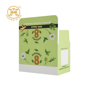 Caja de Té de Flores Personalizada, Impresión CMYK, Ligera, Vacía, con Doble Solapa, Barniz Mate, para Pequeñas Empresas, Venta al por Menor, Cartón Blanco Vacío - Product Image 3