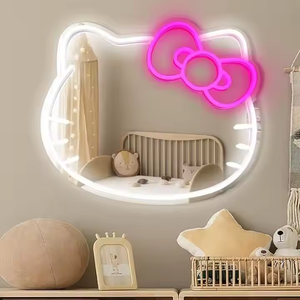 Wholesale Hello Kitty <b>LED</b> Neon <b>Sign</b> - Custom Kawaii 3D Anime Neon Light for Room Decor Gift Boutique - Product Image 2