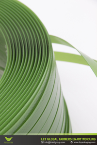 Rollo de Fleje de PET Verde, Banda de Plástico Resistente al Agua para Embalaje de Cajas de Madera en Logística - Product Image 2