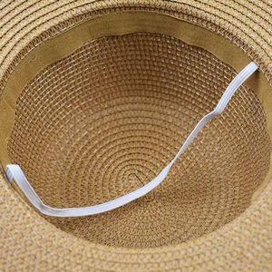 <span class=keywords><strong>Ode</strong></span> <span class=keywords><strong>to</strong></span> <span class=keywords><strong>Joy</strong></span> 2 Andy Liu Tao Mismo estilo Sombrero de playa de ala grande Sombrilla de vacaciones Sombrero de paja Protector solar para mujer Sombrero con letras brillantes - Product Image 5