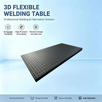 Table de soudage 3D flexible et stable, plateforme de soudage modulaire D28 avec système de trous pour l'assemblage et le soudage