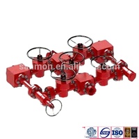 Vanne à papillon hydraulique manuelle API 16C 5000 psi, vanne de coupure, collecteur pour équipement de champ pétrolier, vente chaude
