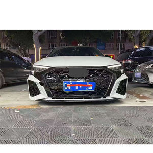 Kits de Carrocería en Oferta para <span class=keywords><strong>Audi</strong></span> <span class=keywords><strong>A3</strong></span> 2021 <span class=keywords><strong>2022</strong></span>, Mejora a Rs3, Parrilla de Parachoques con <span class=keywords><strong>Quattro</strong></span> Plateado - Product Image 4