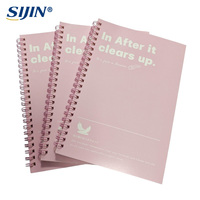 Carnet à spirale A5 personnalisé pour étudiants et bureaux, papier lisse sans transfert d'encre, fourniture directe d'usine en gros