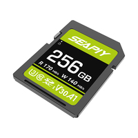Carte SD 256 Go haute compatibilité, processus mature, haute durabilité pour enregistreur automobile, caméra de sécurité, dispositif médical