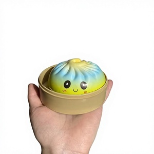 Jouet anti-stress en PU en forme de grand bouillon de viande réaliste, à presser, amusant, type Xiao Long Bao, à récupération lente - Product Image 6