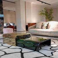 Table basse moderne de luxe - Convient pour le salon et les meubles de maison, un ensemble de tables basses au design nouveau