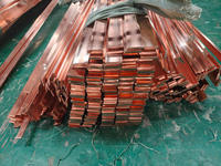 Barre omnibus en cuivre 99.99% 10x100mm Barre en cuivre étamé