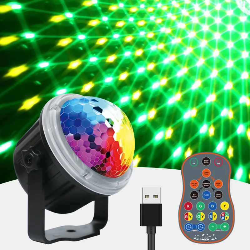 Hot-selling Wholesale Little Magic Ball Lamp LED RGB Disco Light DJ Party Starry Decorations For Nightclub Bar KTV Kids' Gift