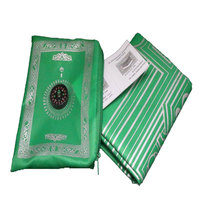 Tapis de prière portable, tapis de prière de poche personnalisé avec boussole