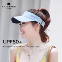 Visera Deportiva Unisex Lackpard con Protección UV para Actividades al Aire Libre