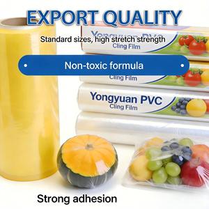 Película Adhesiva de PVC de Grado Alimenticio, Muestra Gratuita, Película Elástica de Plástico de Grado Alimenticio, Rollo de Plástico Transparente para Envolver - Product Image 6