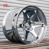 Velg Krom Mewah Ringan Laris Manis Custom 18 5x114.3 Deep Concave Forged Alloy Wheel Rim 5x120 5x100 untuk Subaru WRX GTR