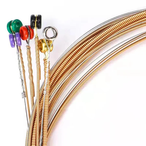 Custom Logo MN MN-101 Gold Coated Brass Acoustic Guitar <strong>Strings</strong> for Bass Application - Product Image 1