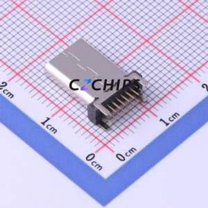 MC-118LD-H130 USB Connector Through hole Component (THT) Connector Type-C USB 3.1 Female Through Hole - Product Image 2