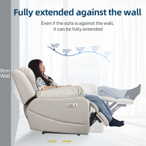 Set Divano Reclinabile Elettrico a L in Pelle Grigia, Divano Moderno Salvaspazio per <span class=keywords><strong>Soggiorno</strong></span>, Vendita all'Ingrosso Diretta dalla Fabbrica - Product Image 6