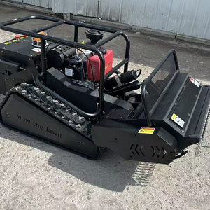 China Crawler <b>Remote</b> Control <b>Flail</b> <b>Mower</b> All-Terrain Grass Shredder Automatic Lawn <b>Mower</b> DIY Industrial Battery-Powered - Product Image 1