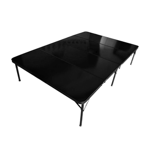 Ultralight Hot Selling Big 183cm Aluminum Frame MDF Top Panel <b>Folding</b> Portable AC2 Outdoor- Game <b>Table</b> Heavy Duty - Product Image 1