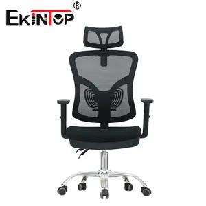 Sinonis Chaise élévatrice de direction moderne Appui-tête réglable en maille ergonomique pivotante en tissu rotatif confortable pour la maison ou l'école - Product Image 6