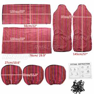 Housses de siège auto universelles lavables pour 5 places – Protection complète en tissu - Product Image 6