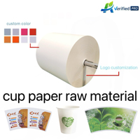 Kundenspezifisch Bedruckte Einweg-Spezialpapier-Becher mit PE-Beschichtung Einseitig Wasserdicht 8Oz Kaffeebecher mit Individueller Farbe und Logo