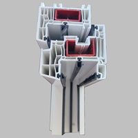 Ventanas de PVC con Doble Acristalamiento y Aislamiento Acústico, Perfil UPVC de Color Blanco, Muestra de Ventana Abatible de PVC con Esquina