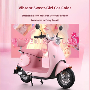 Scooter Elettrico <span class=keywords><strong>Rosa</strong></span> Carino da 60V per Donne, Ciclomotore a Lunga Autonomia per il Pendolarismo Quotidiano - Product Image 4