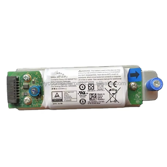 Original New Battery Latest Year MD3600F 3600I Controller Battery 0D668J D668J test Report Date Is 2021
