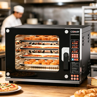 Four à pizza à convection forcée en acier inoxydable avec une puissance de 4500 W et un écran tactile numérique pour la cuisson des gâteaux