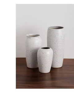 Jarrón de Cerámica <span class=keywords><strong>Minimalista</strong></span> Retro Nórdico, Decoración para Flores Frescas, Adornos para Arreglos Florales en la Sala de Estar - Product Image 2