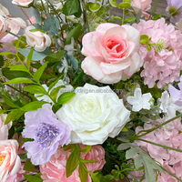 Sunwedding Vente en gros de boules de fleurs artificielles en soie pour centres de table de mariage, couleur personnalisée