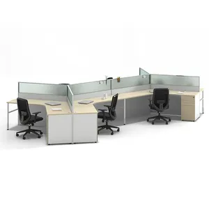 Mesa de trabajo, muebles de oficina, 2, 4, 6 y 8 asientos, escritorio ejecutivo Modular