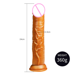 Lesbian Silicone TPE Huge Realistic Dildo <b>Vibrator</b> with Suction Cup Soft Adult Sex Toy for Women's Party Jelly Dildos - Product Image 6