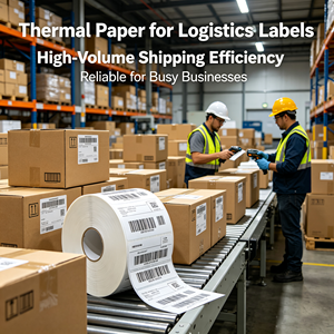60x40, 40x30 thermal shipping labels, self-adhesive thermal label rolls, thermal labels for transport - Product Image 6