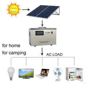 Pequeña <span class=keywords><strong>Casa</strong></span> sola kit solar generador con panel y bombilla - Product Image 5