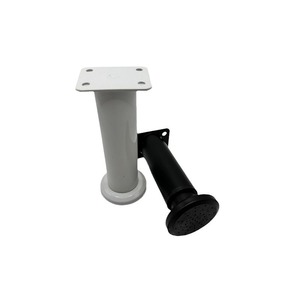 Pieds de meubles Wansheng noirs et blancs, support télescopique réglable pour armoires, meubles TV, lits, canapés - Product Image 4