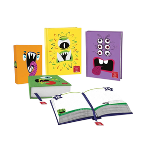 PIGNA - Diario 12 Mesi Mostri 13x18,5 cm Assortiti - Product Image 1