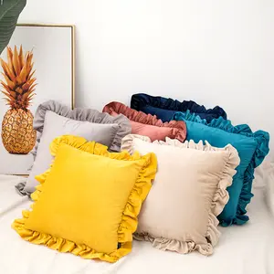 Stylish 18x18 Decorative Throw Pillow Covers Velvet Cushion Cases Super Soft Cushion Covers For Couch Sofa Home Decoration