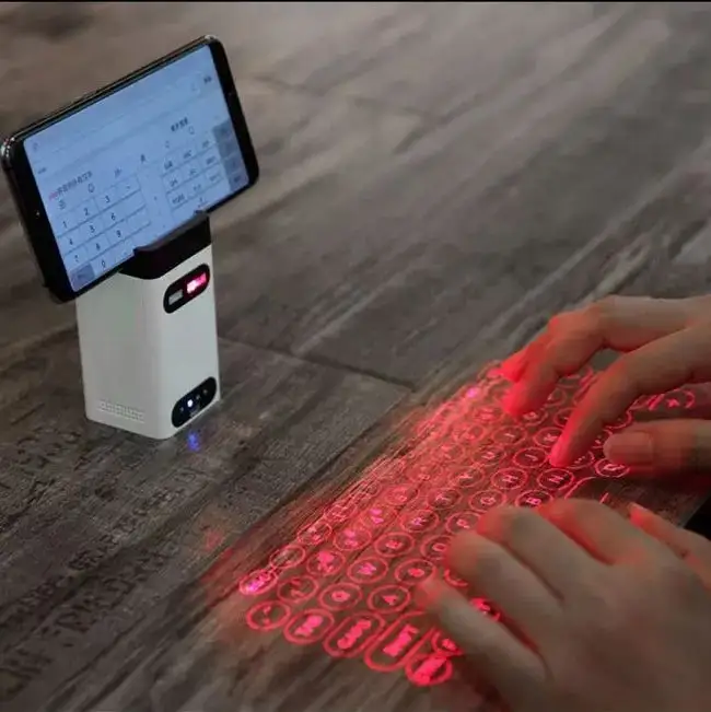 KTW Virtual Laser Keyboard Portable Wireless Laser Projection Mini Keyboard For Computer Mobile Smart Phone With Mouse Function
