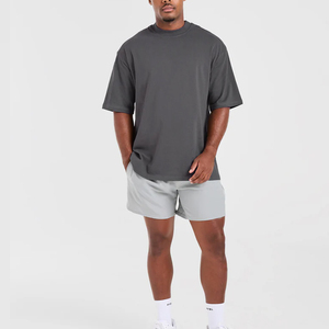 Prix de gros, t-shirt surdimensionné pour homme avec logo personnalisé, respirant, léger, vêtements décontractés, faible MOQ, t-shirt surdimensionné pour homme - Product Image 6