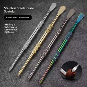 Herramienta de <span class=keywords><strong>Limpieza</strong></span> de Tuberías de Acero Inoxidable de Doble Cabeza, Cuchara para Limpiar Tuberías, Accesorios para Tuberías, Venta al Por Mayor - Product Image 2