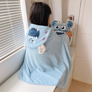 Toalla <span class=keywords><strong>de</strong></span> Playa con Capucha para Bebé, Diseño Personalizado <span class=keywords><strong>de</strong></span> Alta Calidad al por Mayor, Albornoz con Patrón Lindo para Niños - Product Image 6