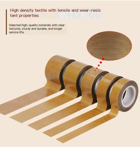<span class=keywords><strong>Rouleau</strong></span> de ruban PTFE renforcé double face résistant aux hautes températures et antiadhésif pour machine de mise sous vide et machine de thermoscellage - Product Image 3