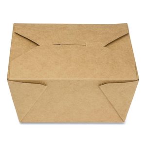 Cajas de Almuerzo de Papel Kraft Reutilizables GEN de 30 oz, 450/Cartón, Opción para Llevar - Product Image 1
